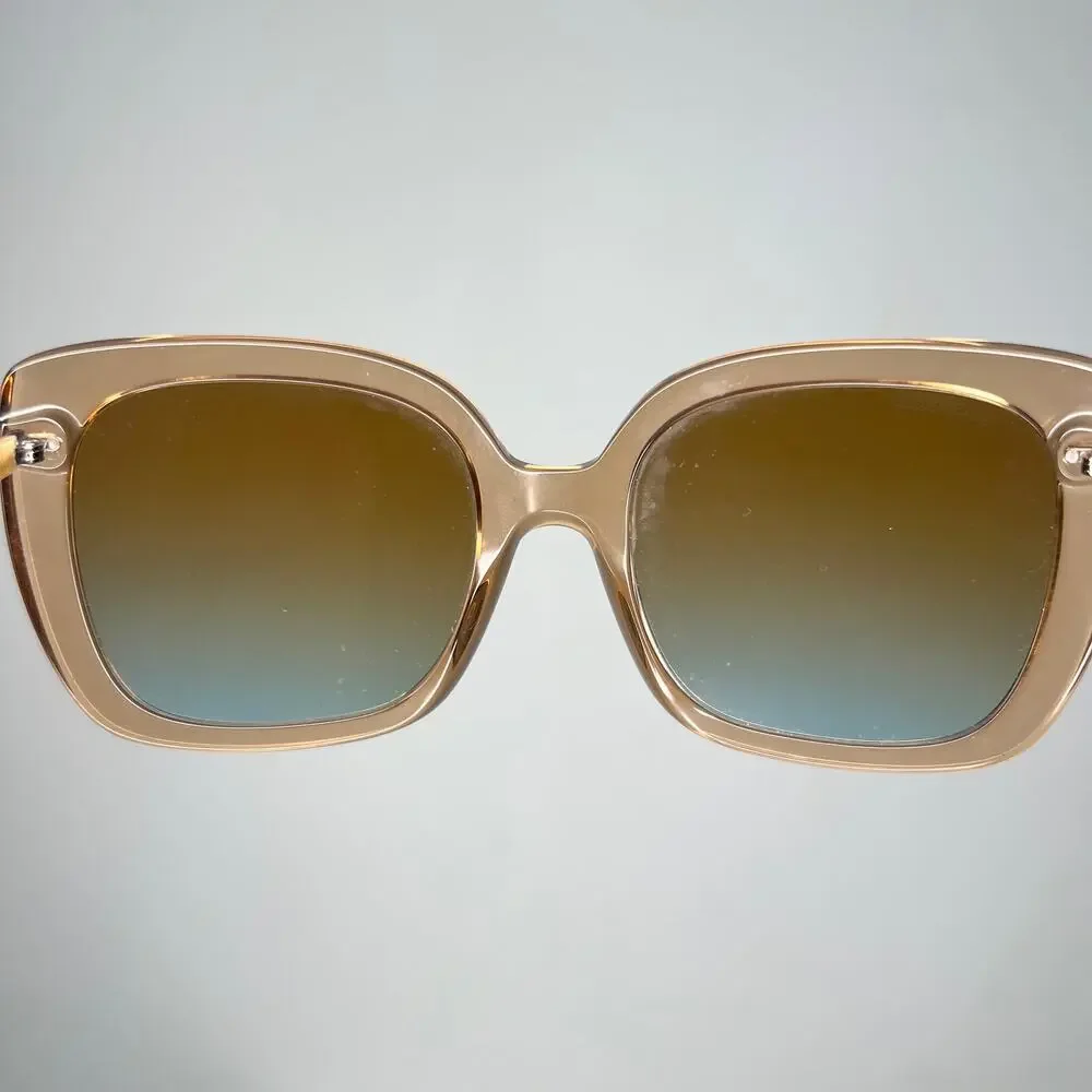 Burberry Tan Square Sunglasses